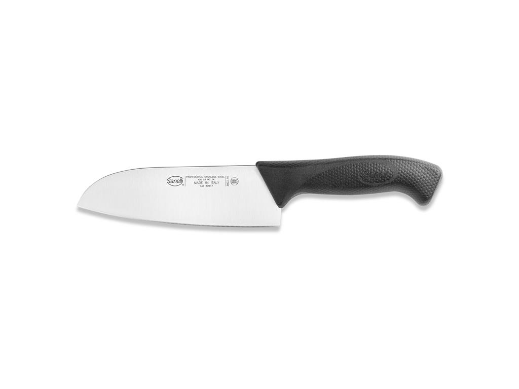 Nóż Santoku / 16cm / Skóra