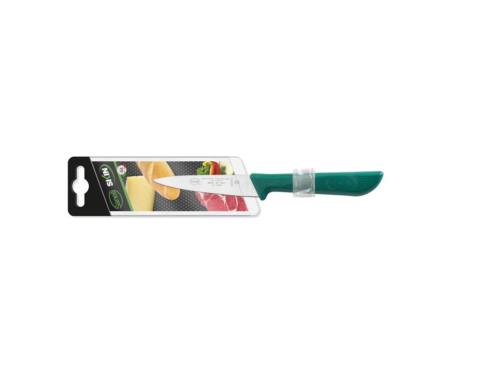 Nóż do warzyw / 10 cm / zielony / skórka