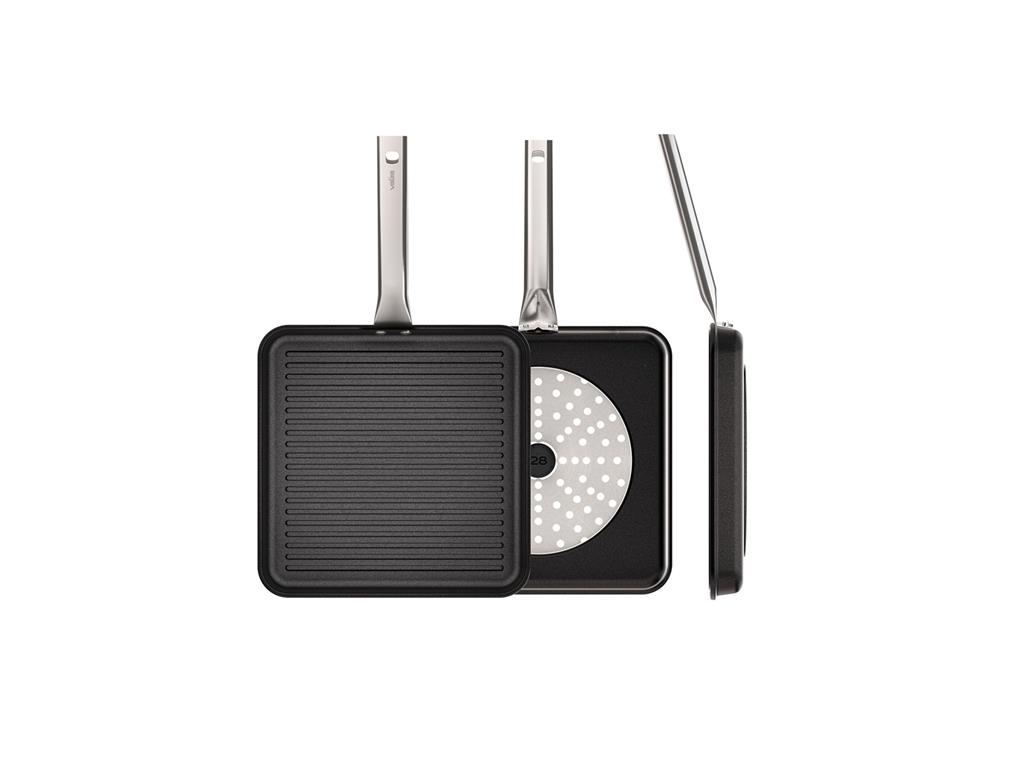 Patelnia aluminiowa / Grill / 28x28cm /
