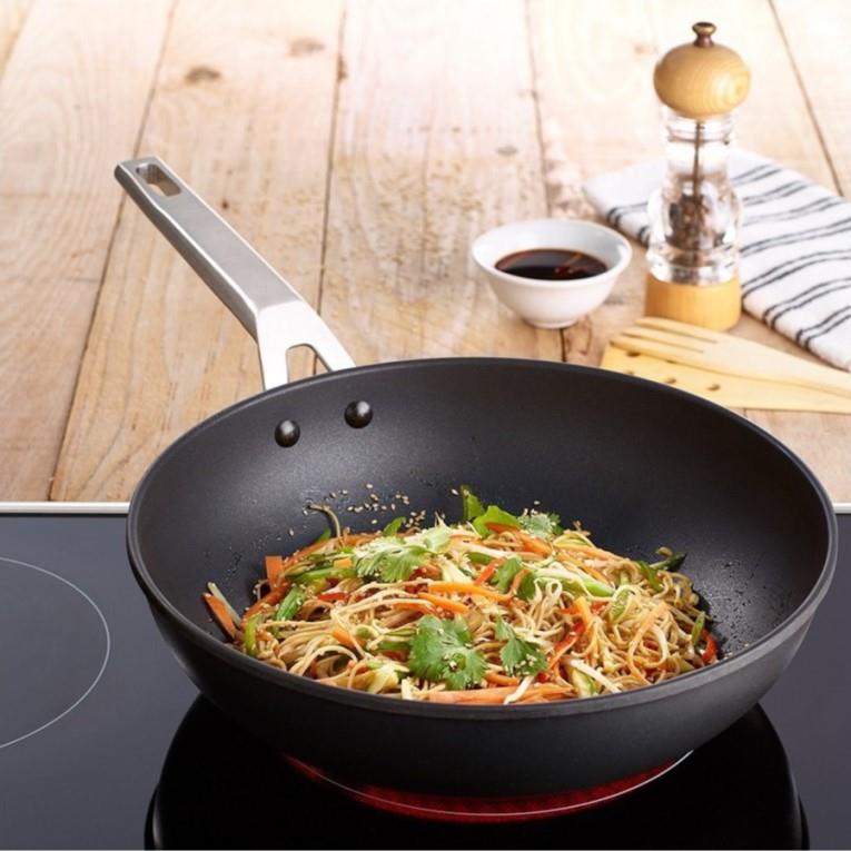 Wok aluminiowy / 30 cm / 3 mm / Aire / P