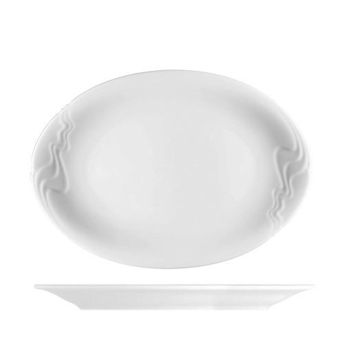 Talerz owalny Melodie / 36cm / 3 sztuki