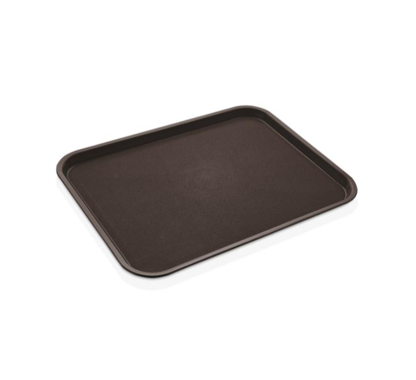 Tacka do fast foodów / 43x36cm / brązowa