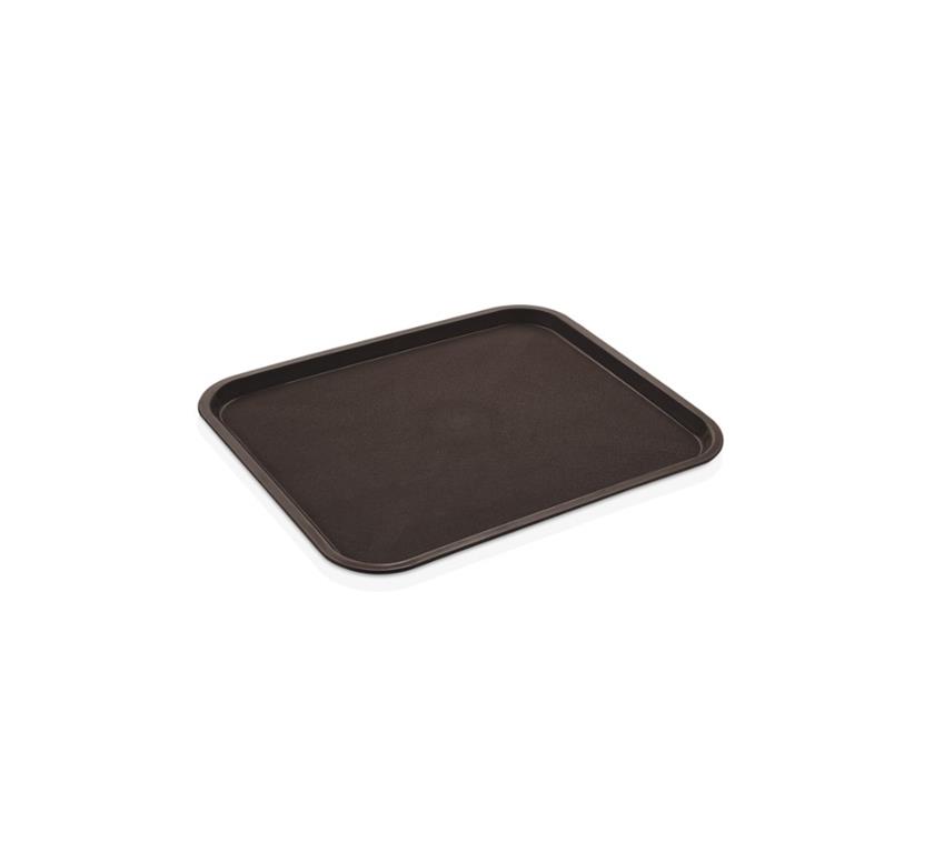 Tacka do fast foodów / 35x26cm / brązowa