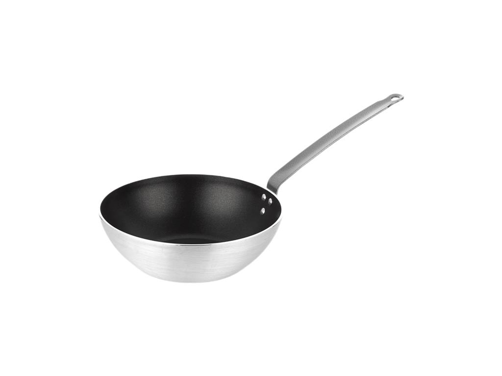 Wok aluminiowy / 26 cm / 3 mm / Powłoka