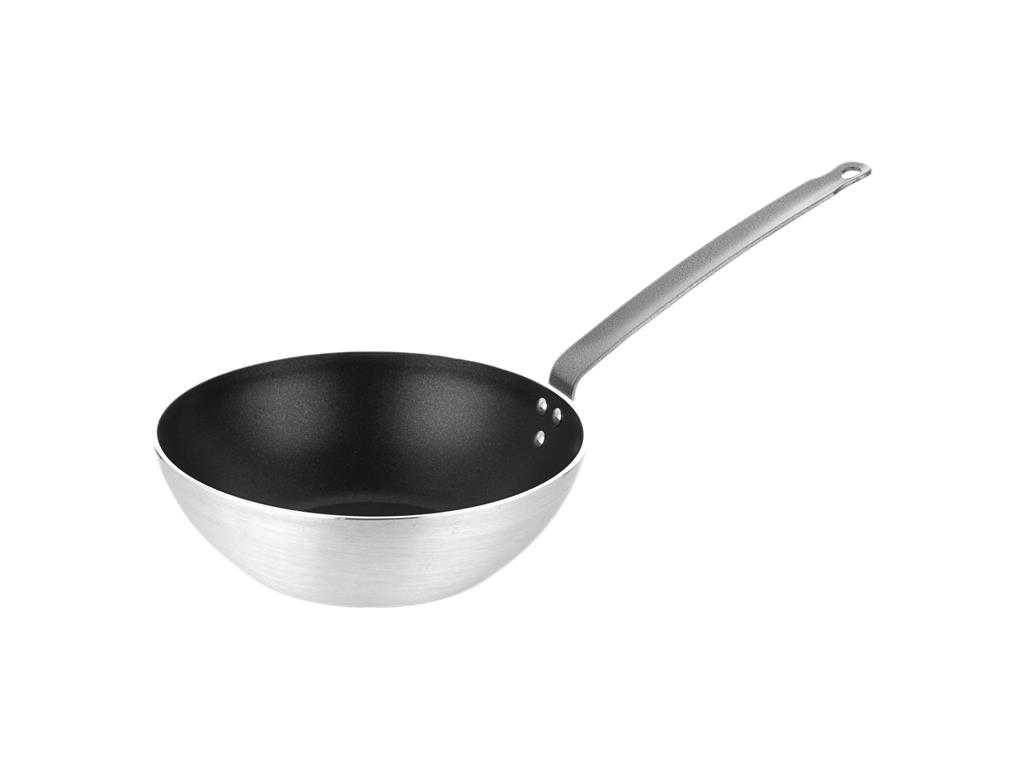 Wok aluminiowy / 36 cm / 3 mm / Powłoka