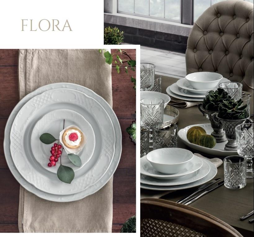 Filiżanka i spodek Flora / 25cl / 12 kom