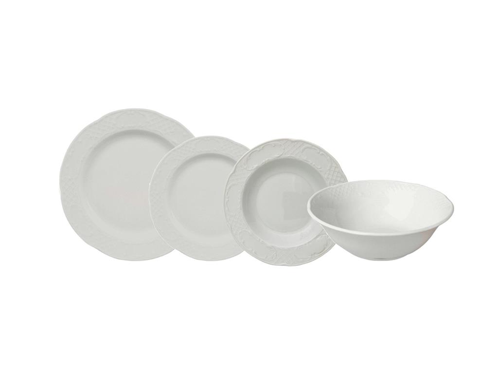 Talerz płytki Flora / owalny / 32 cm / 6