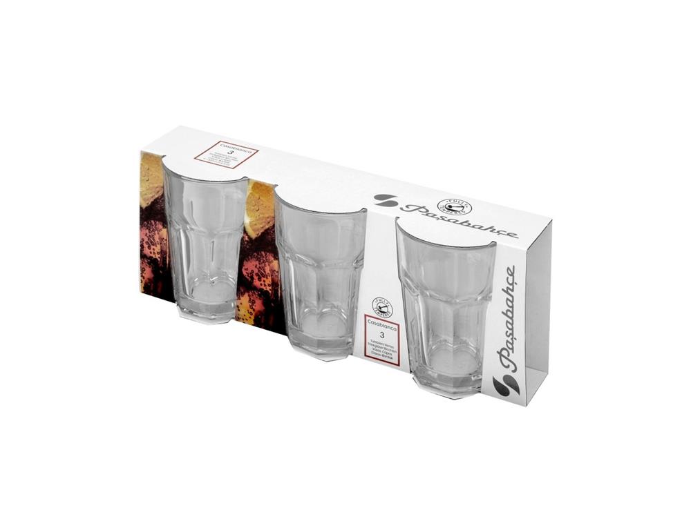 Szklanka Casablanca / 42cl / 3 szt.