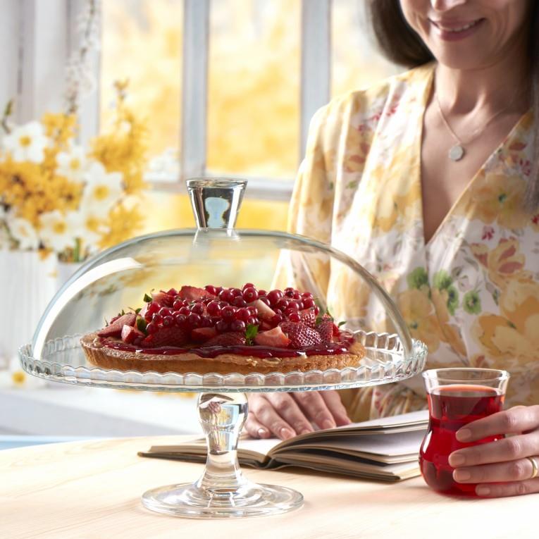 Patisserie stojak na ciasto z pokrywką /