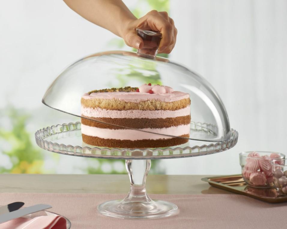 Patisserie stojak na ciasto z pokrywką /