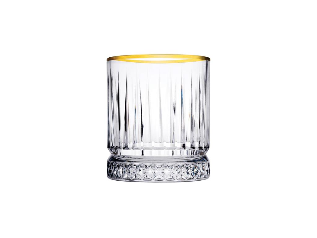 Szklanka Elysia / 21cl / złota obwódka