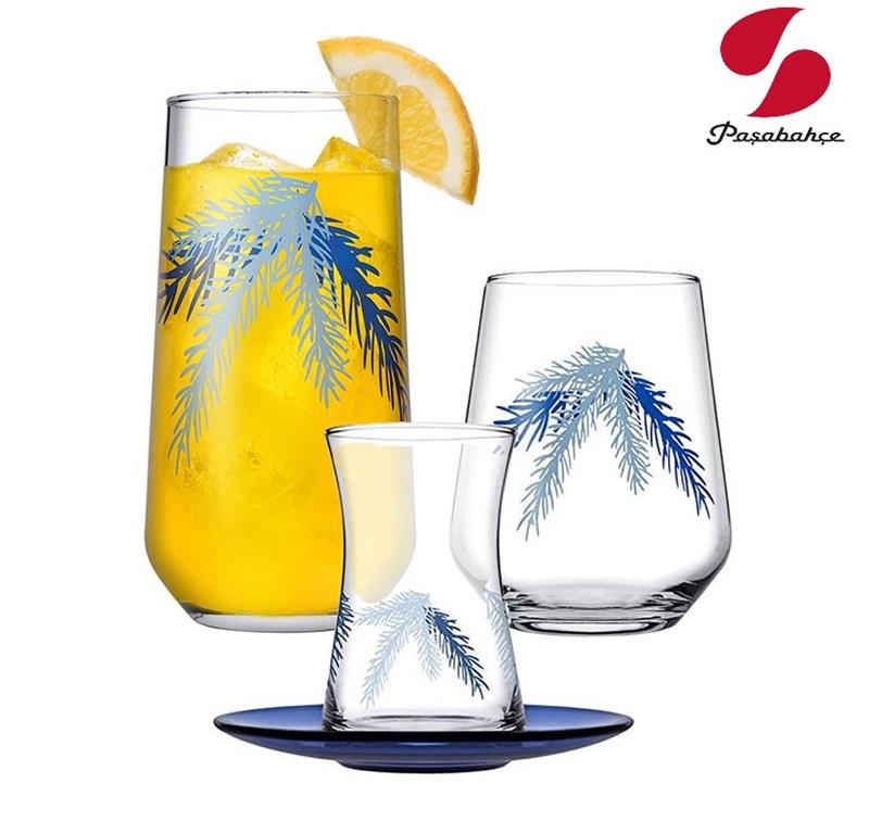 Szklanka do wody Allegra / 425ml / Dekor