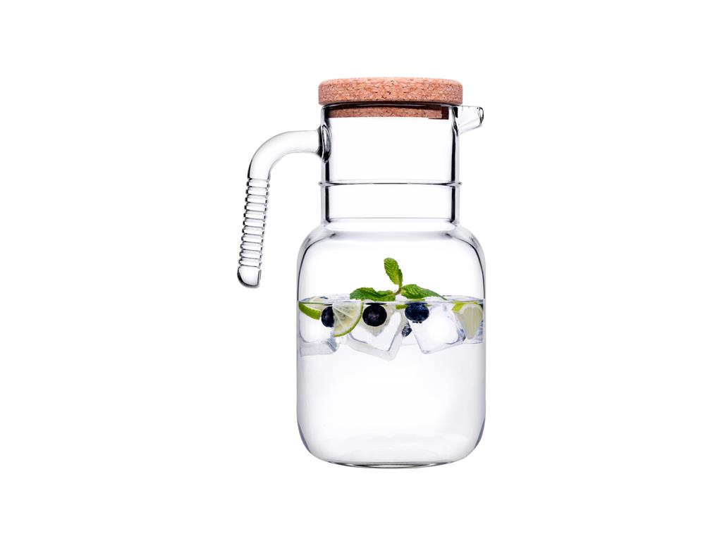 Dzbanek Hoop / 1,5 l / z korkową pokrywk