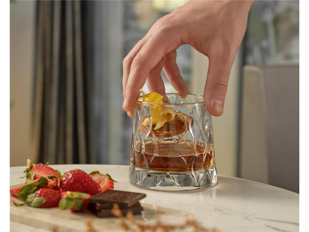 Szklanka liściasta / 30cl / 4 szt.