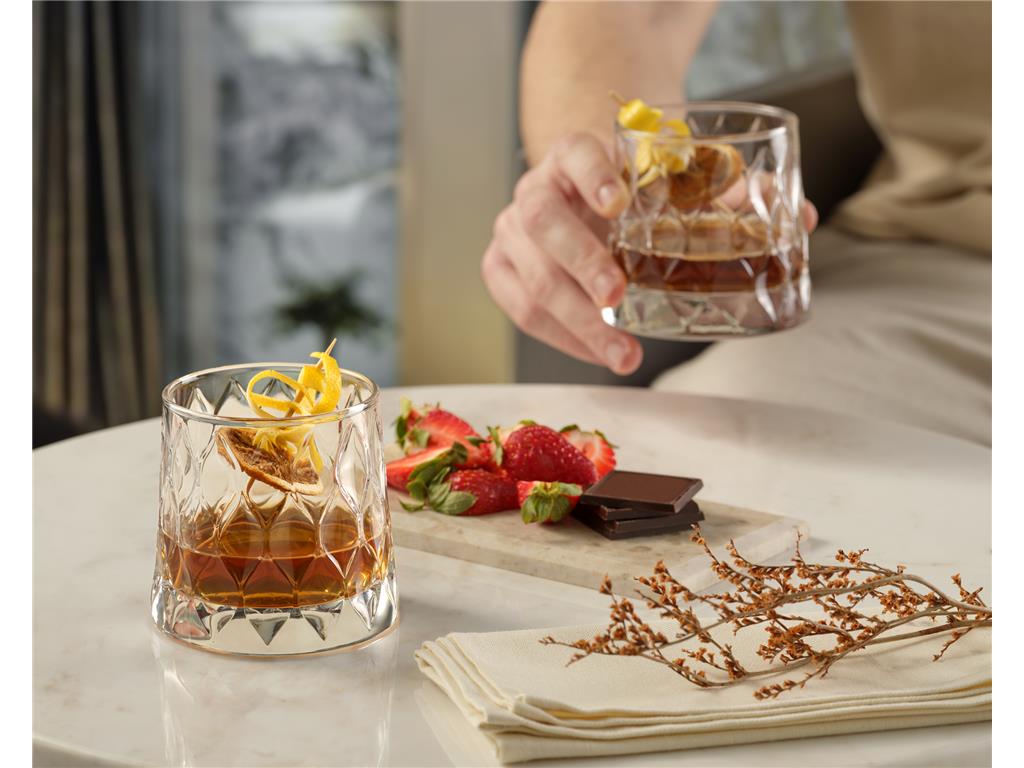 Szklanka liściasta / 30cl / 4 szt.
