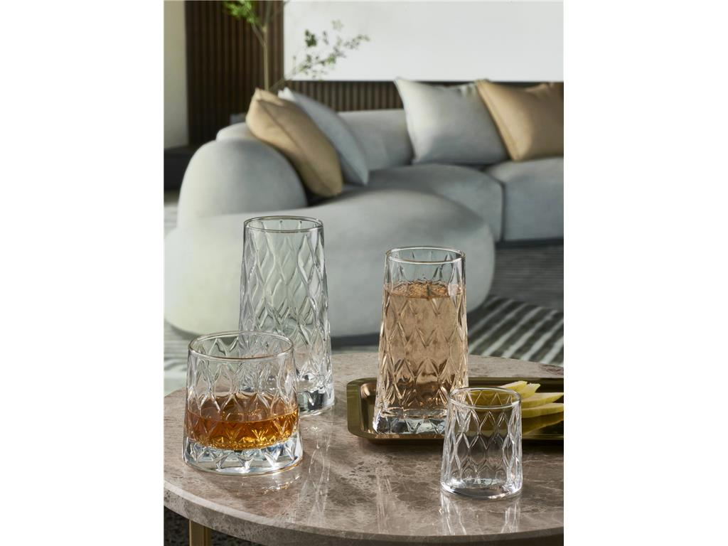 Szklanka liściasta / 30cl / 4 szt.