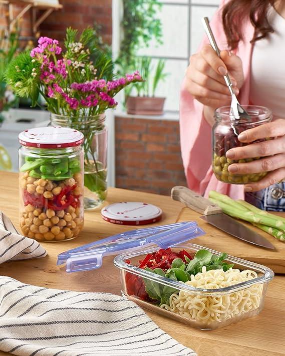 Szklany lunchbox / Lockie Lock / 640ml