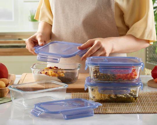 Szklany lunchbox / Lockie Lock / 640ml