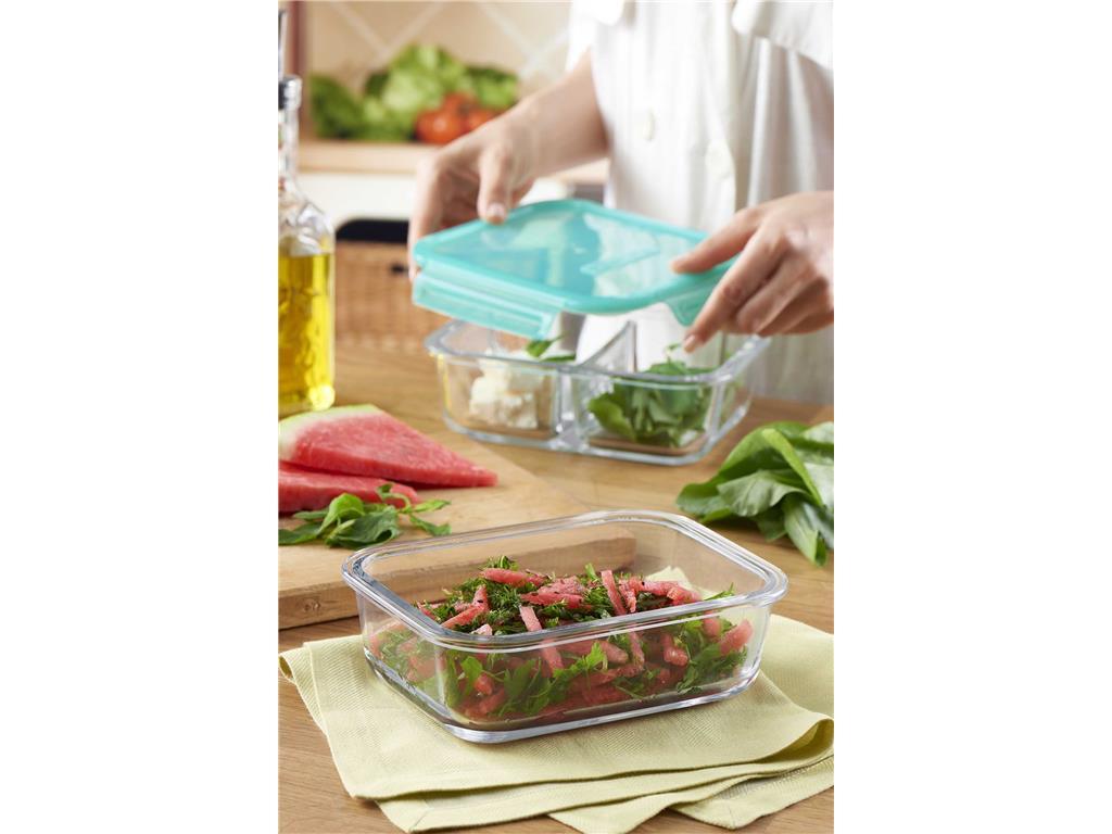Szklany lunchbox / Lockie Lock / 640ml