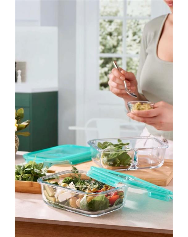 Szklany lunchbox / Lockie Lock / 640ml