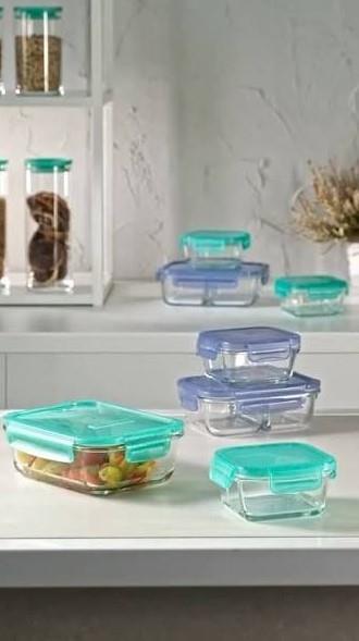 Szklany lunchbox / Lockie Lock / 640ml