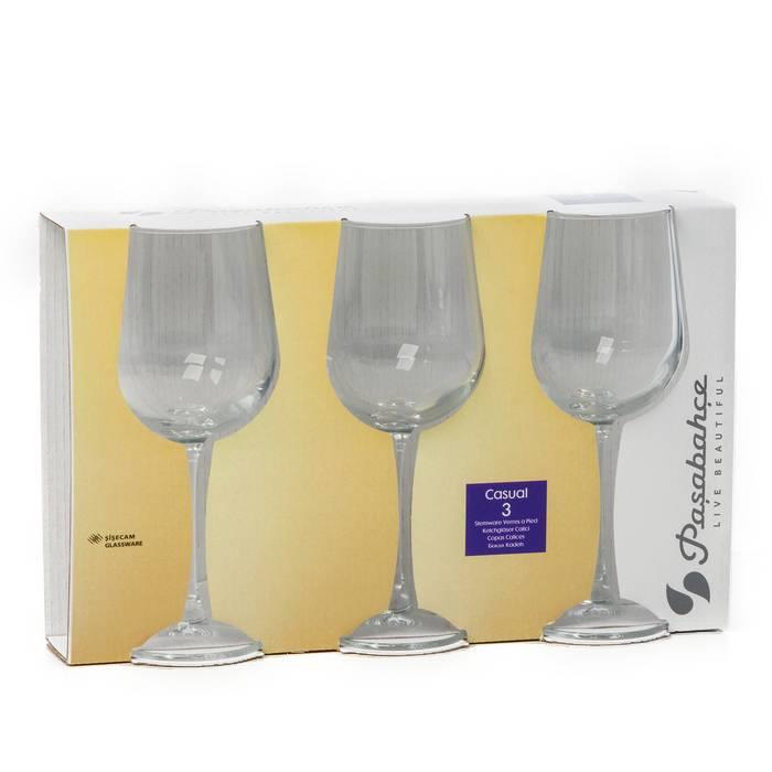 Szklanka casualowa / 30cl / zestaw 3 szt