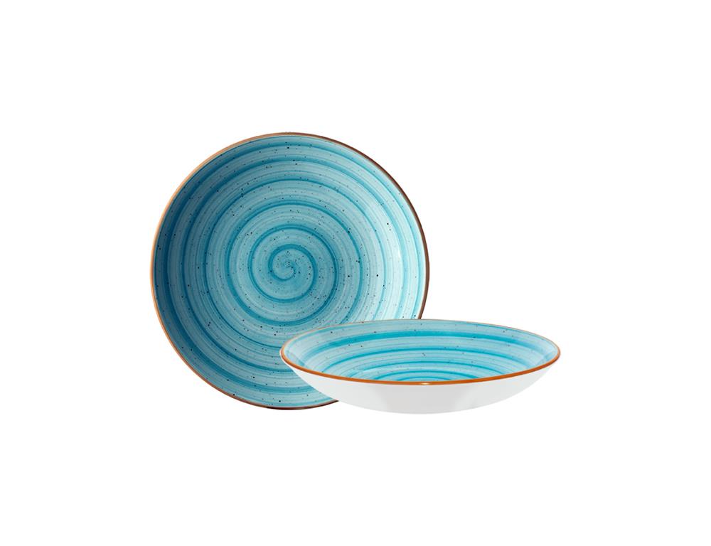 Talerz głęboki Aqua Bloom / 23 cm / 1000