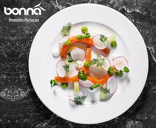 Talerz bankietowy płytki / 17 cm / 12 sz