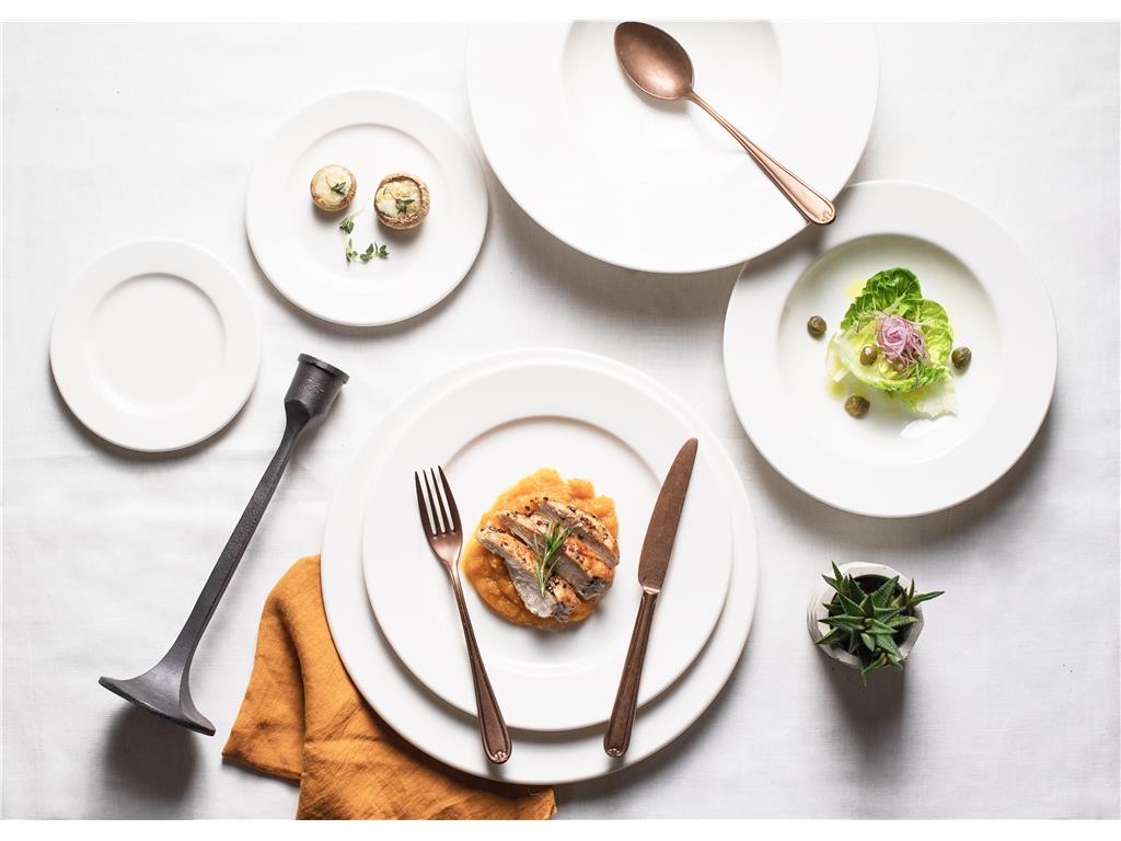 Talerz bankietowy płytki / 21 cm / 12 sz