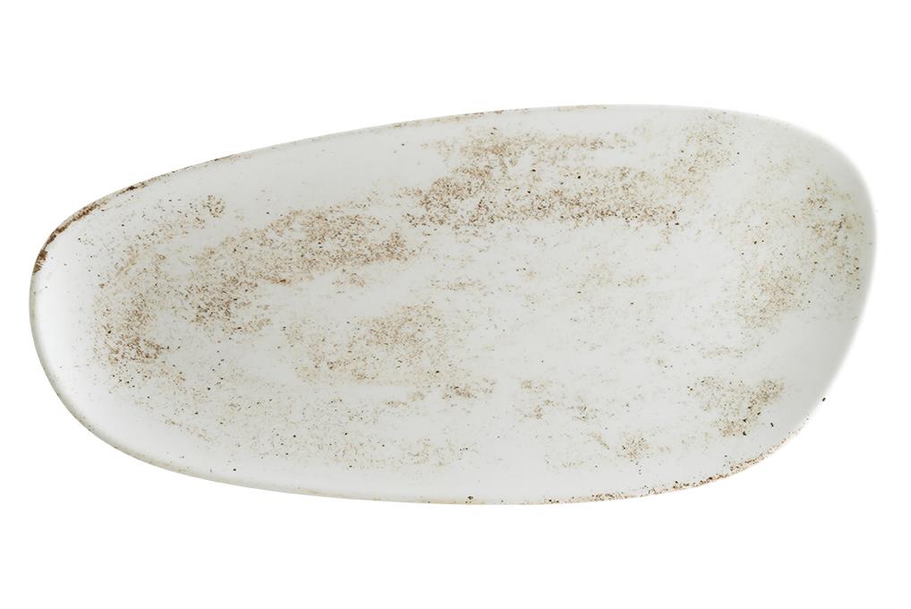 Talerz owalny perłowy Vago / 36cm / 12 s
