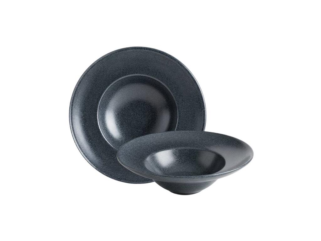 Głęboki talerz grafitowy Gourmet / 23cm