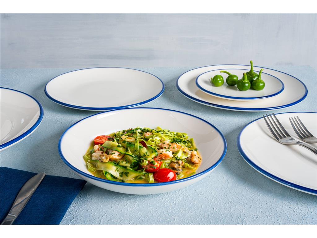 Talerz płytki Linea Blue Gourmet / 27 cm