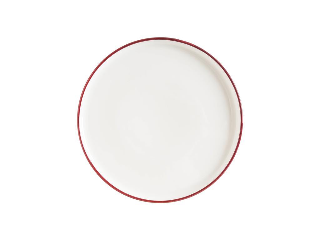 Linea Burg. Talerz płaski / 21cm / 12stz