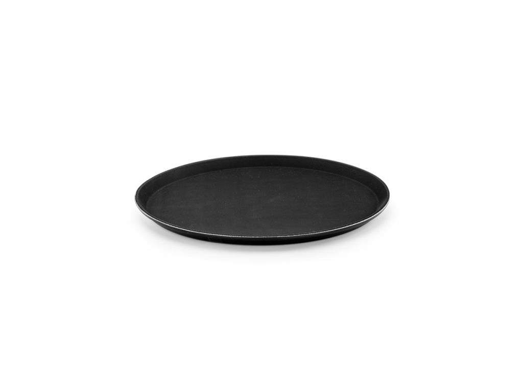 Taca kelnerska / 27cm / czarna / antypoś