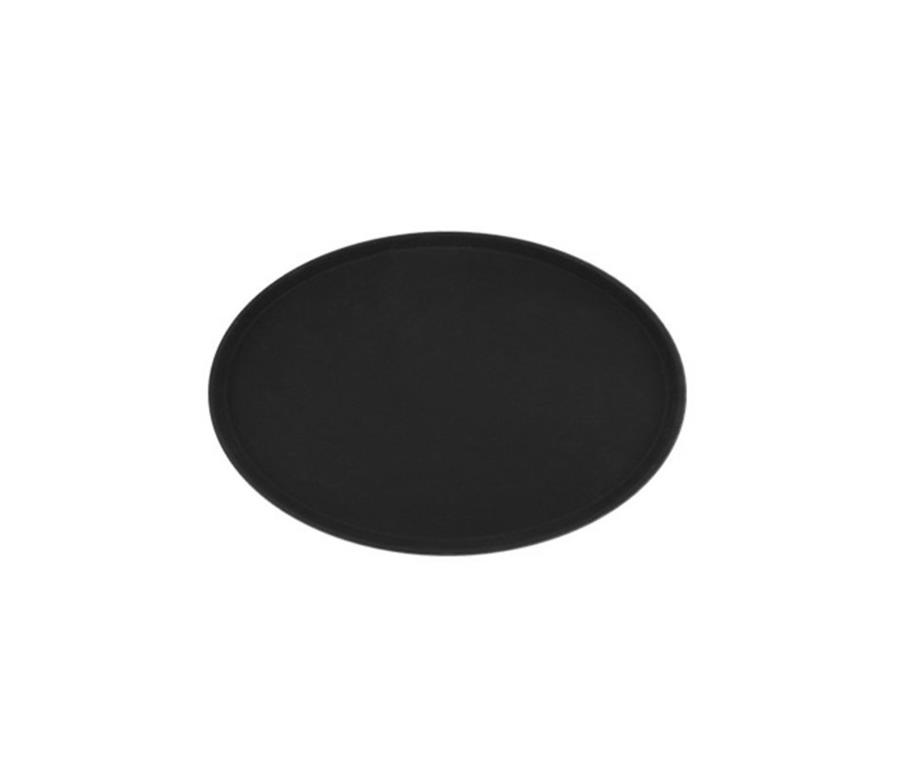 Taca kelnerska / 68x56cm / czarna / anty