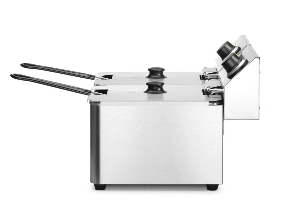 Frytkownica / 2 x 8 l / 2 x 3500 W / Lin