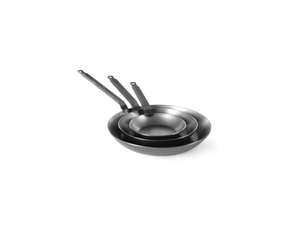 Patelnia stalowa / 24 cm / 3 mm / indukc