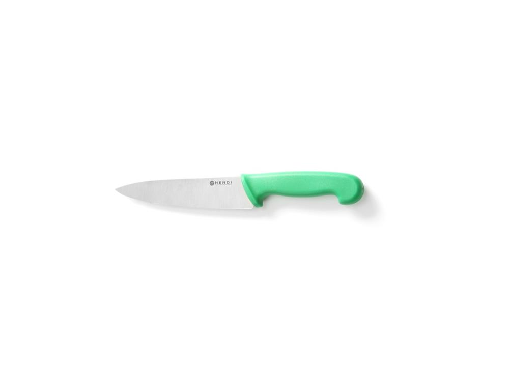 Nóż kuchenny / 18cm / zielony