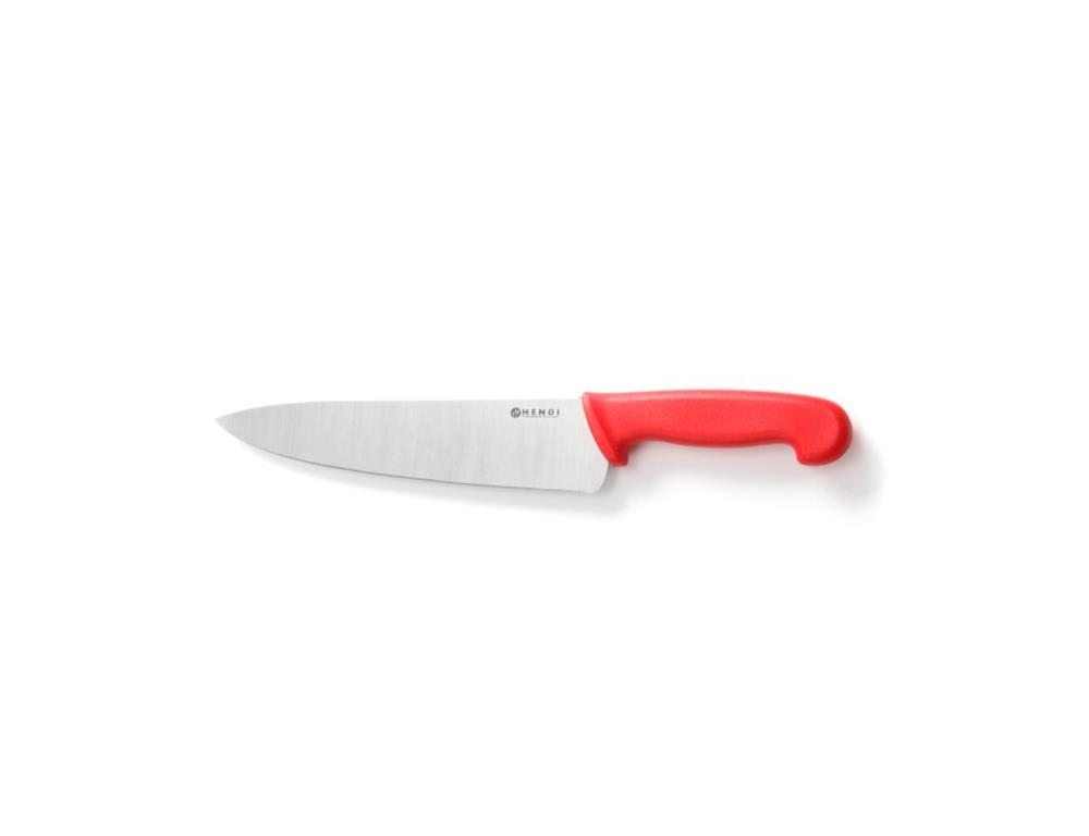 Nóż kuchenny / 24cm / czerwony