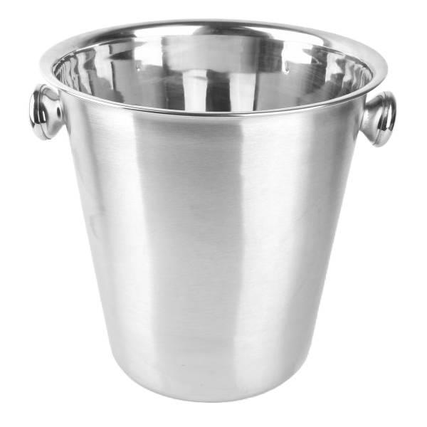 Pojemnik na lód i butelki / 22 cm / stal