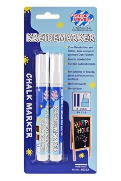 Marker kredowy płynny / biały / 2-3mm /