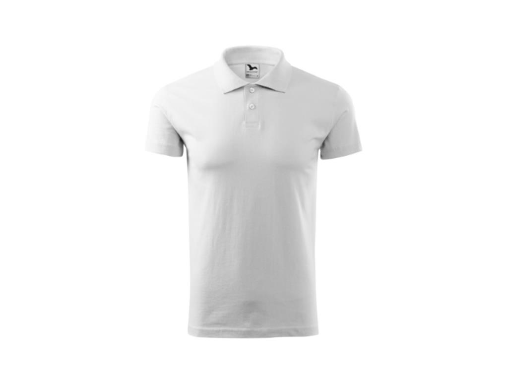 Biała koszulka polo / S