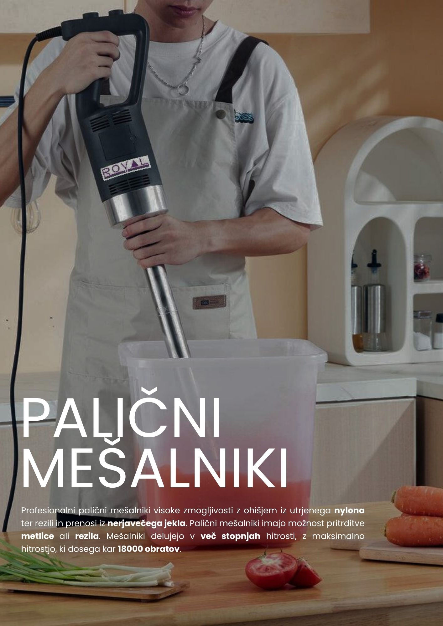 profesjonalne blendery ręczne do gastronomii